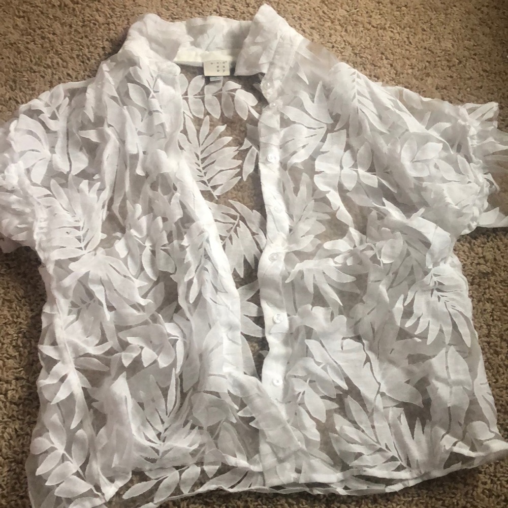 Floral Collard Shirt